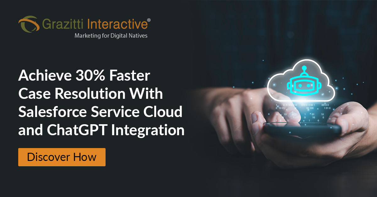ChatGPT provides quick and relevant responses to customer inquiries. Learn how we helped our customer leverage ChatGPT to enhance CX by integrating it with Salesforce Service Cloud.

👉 rb.gy/mfx7s 👈

#salesforce #crm #salesforceintegration #chatgpt #grazitti