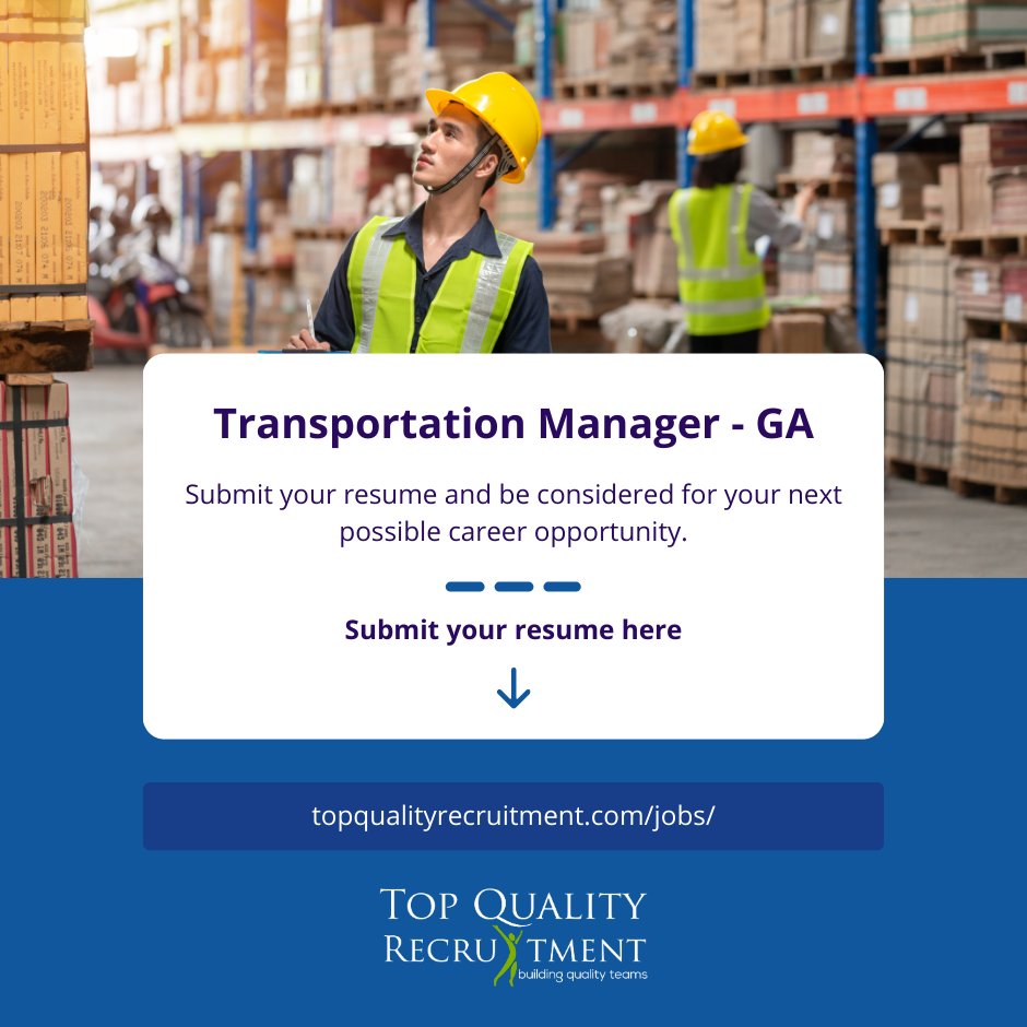 We are hiring a Transportation Manager in Denver, CO. 

Apply now: ow.ly/hVb150OIIjB

#tqr #manager #hiring #job2023 #transportationmanager