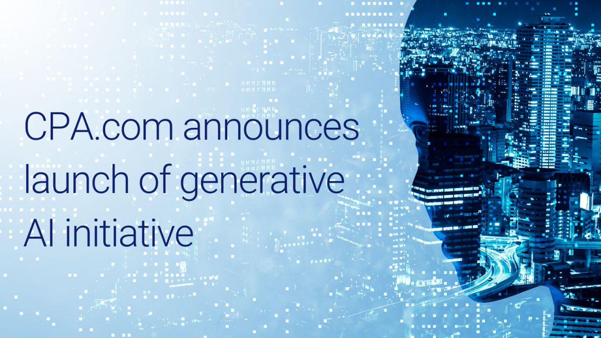 Generative AI has the potential to deeply impact accounting. To accelerate the profession's understanding of this technology, CPAcom is developing practical tools and resources to empower firms. Read more in this article by the Journal of Accountancy. ow.ly/hUx9104LakU