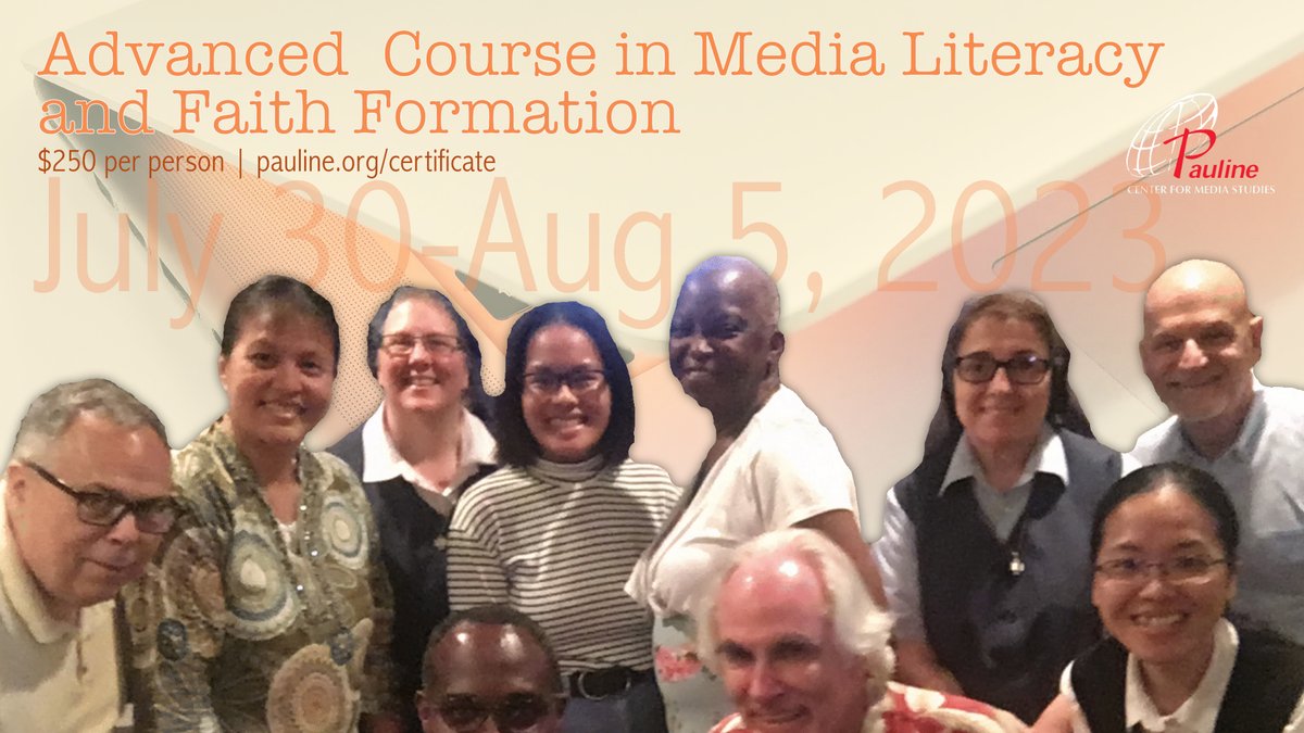 PaulineMediaEd's tweet photo. Sign up today for this essential course on Faith &amp; Media! 💻📱🎞️ - https://t.co/LX66KFy9Cx
https://t.co/lCfxcugE4G
#mediamindfulness #medialiteracy #culturalmysticism #medianuns https://t.co/eeG7W3Fb2Z