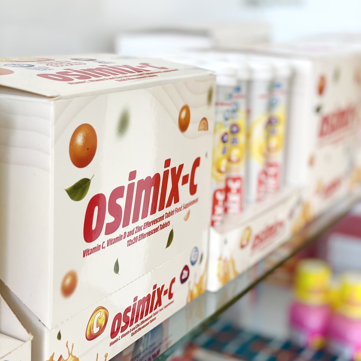 What contains Vitamin C, Vitamin D3 and Zinc? That’s Osimix-C! Your ultimate immune booster. Get yours at a pharmacy near you. If your neighborhood pharmacy doesn’t stock it, let us know and we’ll sort that out 😃

#pharmacy #vitaminc #zinc #vitamind3 ⁣⁣⁣

⁣