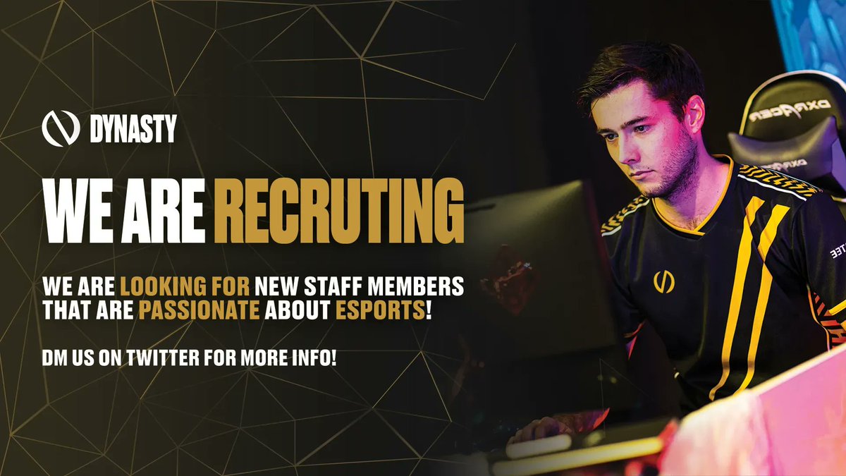 Dynasty_nl's tweet photo. We are growing! For that reason, Dynasty is looking for people in the following positions:

Stream Manager
Esports Manager
Community Manager
Video Editor
Graphic Designer
League of Legends Manager

Experience in these positions is good, but not required!

Interested? -> DM! https://t.co/e5tFdBfXGL