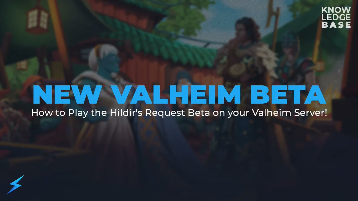 Shockbyte's tweet photo. A new beta has been released for Valheim!
This update adds new cosmetics, npcs, bosses, locations & more!
You can play it right now your Shockbyte server, just follow this super simple guide on our Knowledgebase: https://t.co/R9bpFMZP0e
#Valheim #ValheimUpdate https://t.co/tDiNMqN7wQ