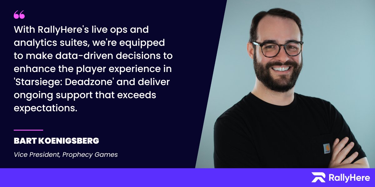 RallyHere's Live ops and Analytics suites are the tools you need to take your game to the next level! Here's what our partner, @akaBORT from @ProphecyGamesNA, has to say on their usefulness in developing @PlayDEADZONE.

#LiveOps #Analytics #PlayerExperience #DataDriven #Gaming