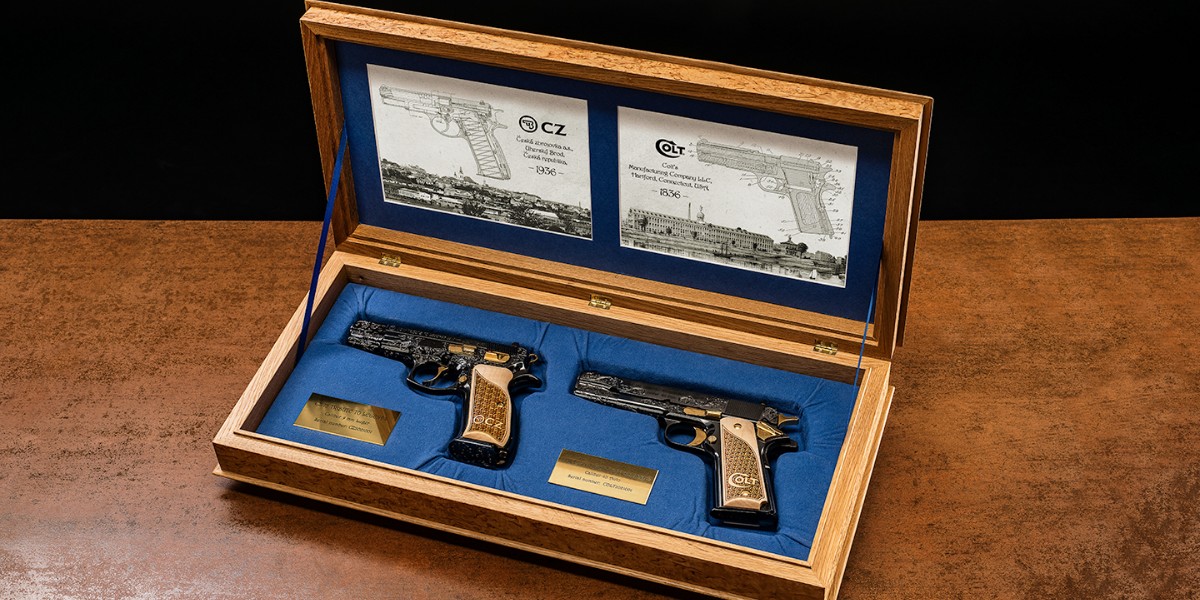 Limited edition Tribute to Legends Colt 1911 and CZ 75 are now available! Celebrating the merger of American Colt and Czech CZ with beautiful decorations. Only 50 sets are available in a luxurious case. Click the link to find out more! ~ hub.coltczgroup.onblocktrust.com/Home/Hub?