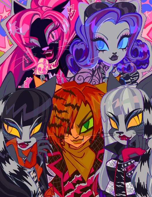 Werecats!!!  #monsterhigh