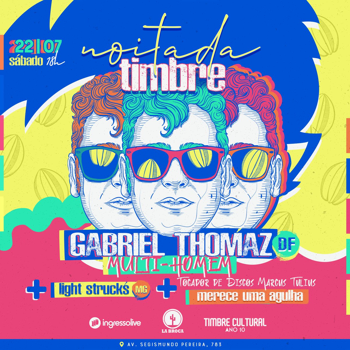 agenciatimbre's tweet photo. A Noitada Timbre traz a Uberlândia o Multi-Homem @Gabrielthomaz. Para essa noitada ainda se apresentam os Surfistas do Triangulo Mineiro @lightstrucks e o Tocador de Discos Marcus Tulius com o seu "merece uma agulha". Tudo isso no La Broca dia 22/07.
https://t.co/FV4w5Zb7sQ https://t.co/KSydOAWAYr
