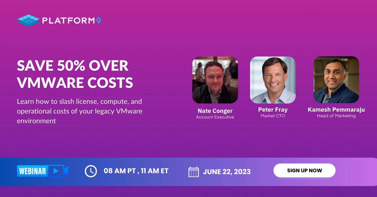 Are you worried about the increasing expenses associated with managing legacy #VirtualMachines?
Our expert-led webinar will focus on:  
✅ Reducing #VMware licensing costs by up to 50%   
✅ Future-proof open #virtualization and container platform 
✅ Reduce environment…