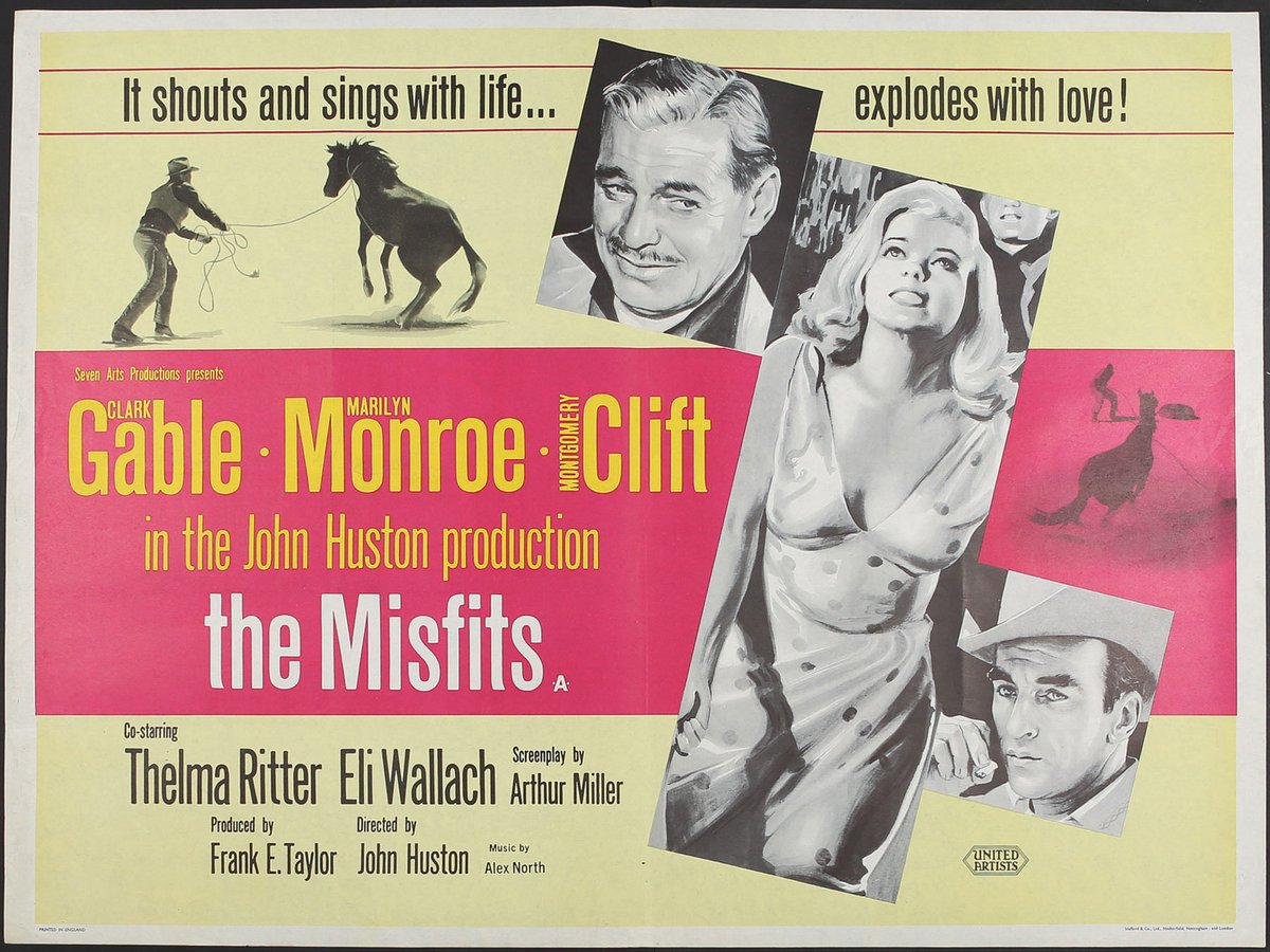 Today on The Gates of Cimino we talk about one of our favorite movies. John Huston’s The Misfits! Check it out wherever you listen to that stuff🎙️
#themisfits #johnhuston #marilynmonroe #clarkgable #montgomeryclift #thelmaritter #eliwallach  #thegatesofcimino #podcast #hollywood