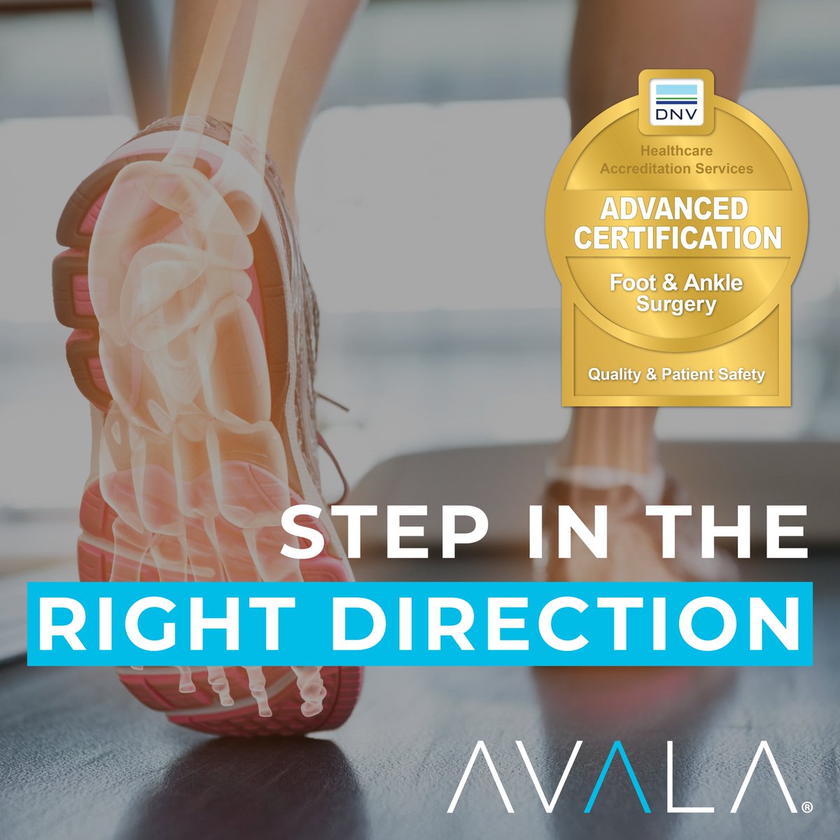 Stop waiting, step in the right direction with AVALA's orthopedic foot & ankle specialists! We are here to help you take the next step!

avala.com/coe | 985.809.9888

#avalahealth #dnv #centerofexcellence #advancedcertification #footsurgery #anklesurgery #foot #ankle