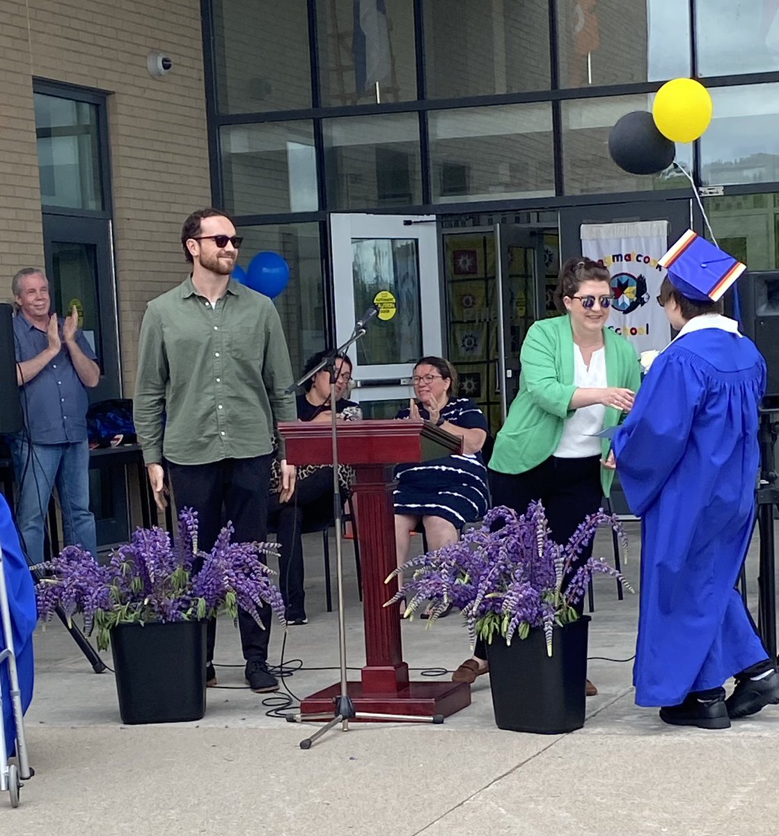unama_ki's tweet photo. Congrats to our @Wagmatcook graduates! Honoured to be a part of your day, presenting @PTECHNETWORK certificates of achievement by @IBMCanada ! #WearePTECH https://t.co/bDnBpPfaAd