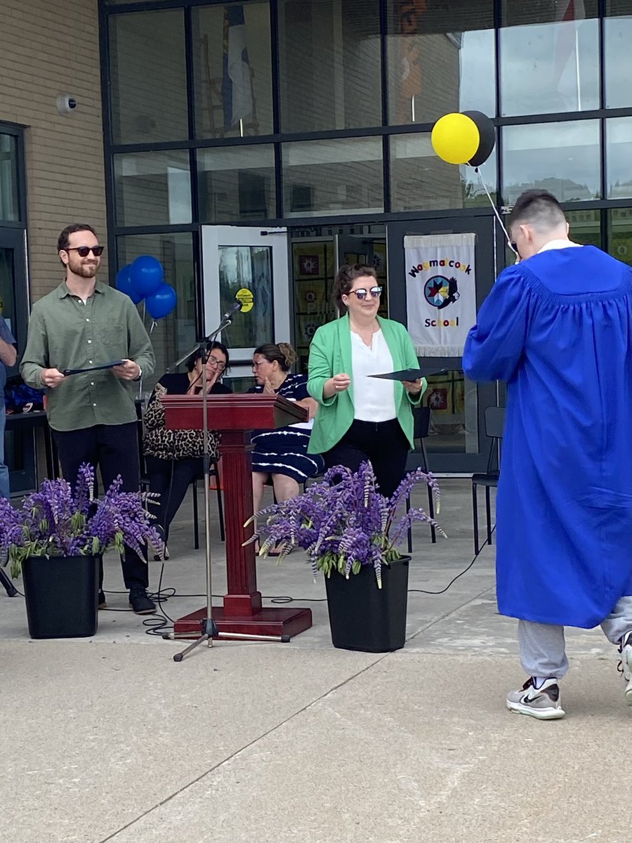 unama_ki's tweet photo. Congrats to our @Wagmatcook graduates! Honoured to be a part of your day, presenting @PTECHNETWORK certificates of achievement by @IBMCanada ! #WearePTECH https://t.co/bDnBpPfaAd
