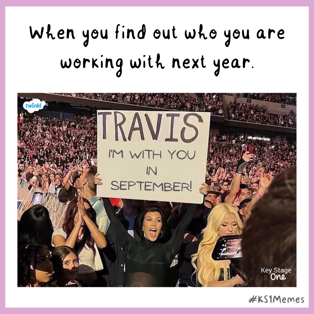 TwinklKS1's tweet photo. π
#KS1Memes #KS1September #TeacherMemes #Memes #KourtneyKardashian #TravisBarker https://t.co/xe2C5EzUBS
