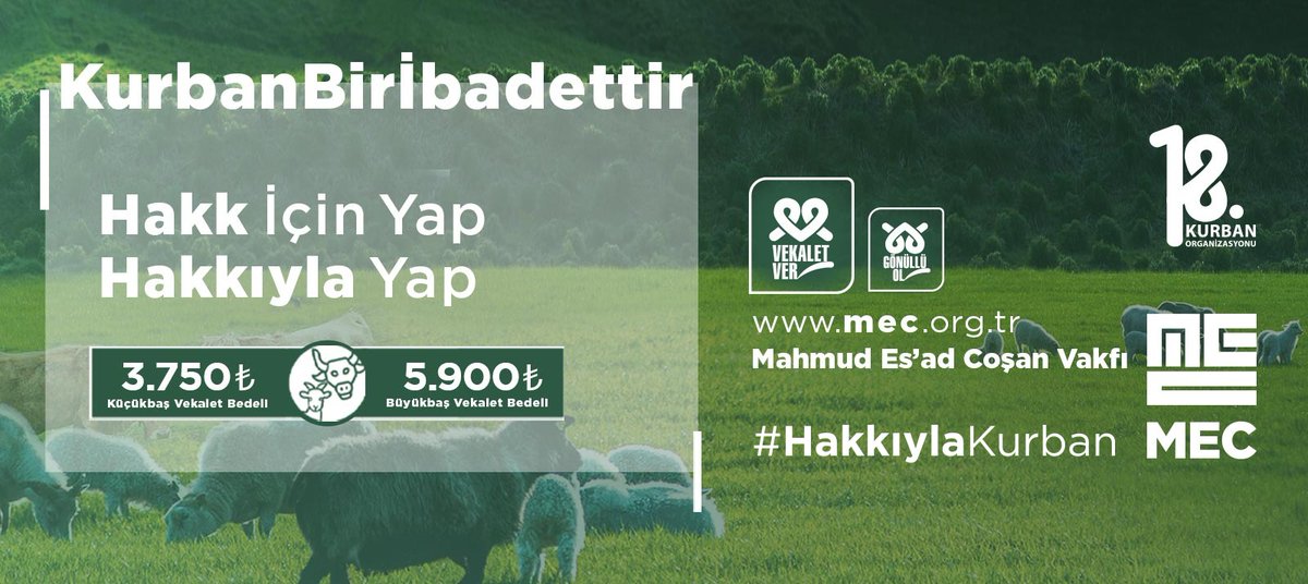 AliMazi1's tweet photo. Deprem bölgesi dahil olmak üzere Türkiye’nin 15 ili ve Endonezya’da ki hak sahiplerine ulaşmak için birlikteyiz.
Detaylı bilgi ve kurban vekaleti için: https://t.co/xHaSA2MiNj
#HakkıylaKurban https://t.co/WSVdY8dgij