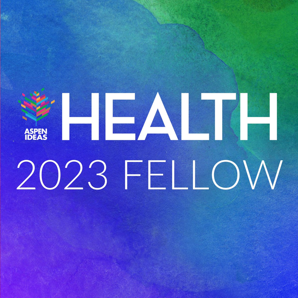 Incredibly honored to be a 2023 #AspenIdeasHealth Fellow at the @AspenIdeas Festival. It’s going to be a great week of exploring bold approaches to better health with other leaders, innovators, and advocates around the world. Big thanks to @lcyh for the nomination!