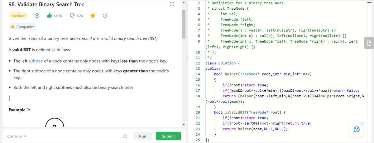 Day 25/100 of #100DaysOfCode #ChallengeAccepted For ceil of BST is yet but a version of BST search.🔍🔎 #Growth #problemsolving #LearnToCode #GrowTogether