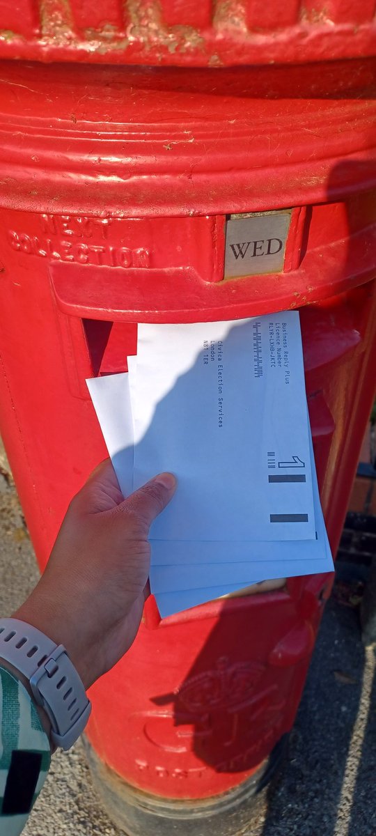 Photographic proof that the ballots made it! @ASCL_UK #VoteForEducation