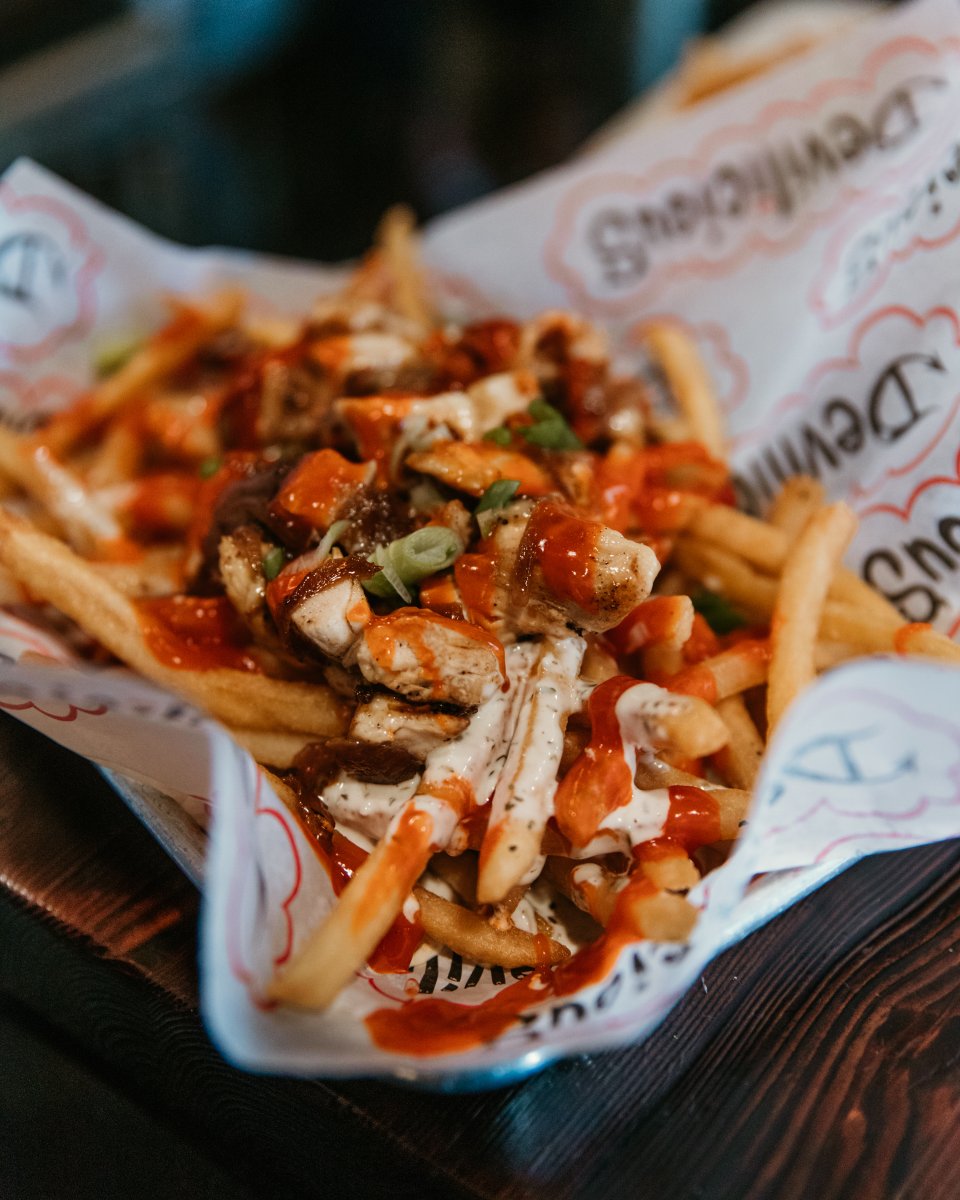 Simple, fresh and delicious. Come try our Buffalo Chicken Fries