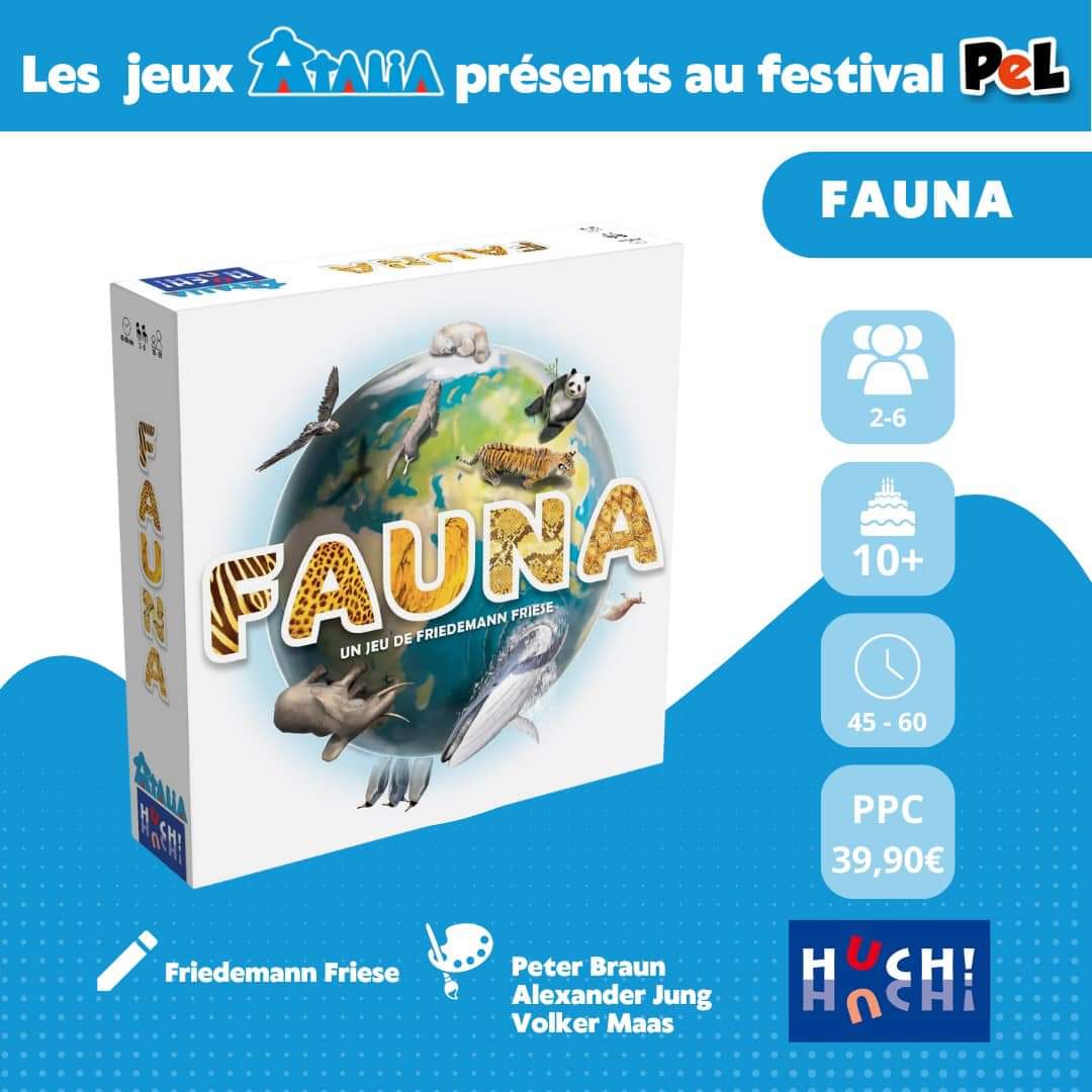 Atalia Jeux (@atalia_jeux) on Twitter photo 📍J-11 pour le Festival <a href="/ParisestLudique/">Paris est Ludique !</a>
🎲 14 jeux Atalia seront en test sur nos tables
1 jour = 1 jeu dévoilé
Jour 4️⃣ : Fauna
atalia-jeux.com/jeux-de-strate…
Édité par <a href="/huch/">rosana roque araujo</a>
#ataliajeux #parisestludique #parisestludique2023 #boardgames #boardgame #jeudesociete #jeudambiance 📍J-11 pour le Festival <a href="/ParisestLudique/">Paris est Ludique !</a>
🎲 14 jeux Atalia seront en test sur nos tables
1 jour = 1 jeu dévoilé
Jour 4️⃣ : Fauna
atalia-jeux.com/jeux-de-strate…
Édité par <a href="/huch/">rosana roque araujo</a>
#ataliajeux #parisestludique #parisestludique2023 #boardgames #boardgame #jeudesociete #jeudambiance