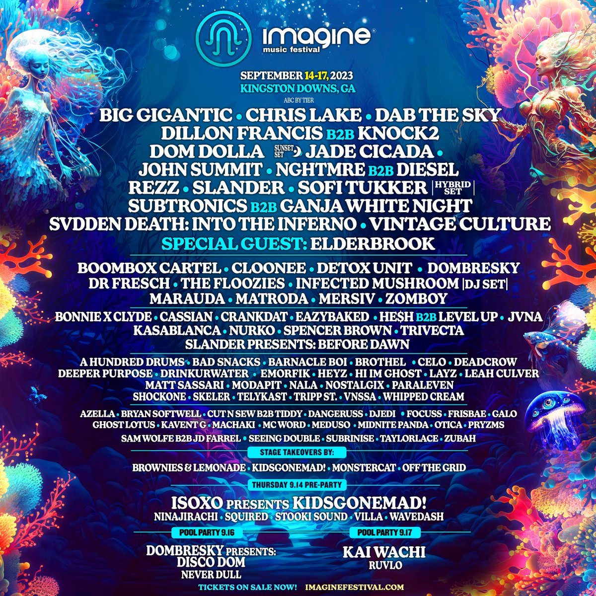 Festive Owl (@thefestiveowl) on Twitter photo VIP GIVEAWAY — @ImagineMusicFes reveals 2023 additions including <a href="/Subtronics/">✨SUBTRONICS✨</a> b2b <a href="/GanjaWhiteNight/">Ganja White Night</a> + more.
Enter now for a chance to WIN (2) VIP passes + car camping + pool party tickets.
To enter:
1. Follow <a href="/TheFestiveOwl/">Festive Owl</a>
2. RT this tweet
Bonus 👉 bit.ly/3Ni2V4L VIP GIVEAWAY — @ImagineMusicFes reveals 2023 additions including <a href="/Subtronics/">✨SUBTRONICS✨</a> b2b <a href="/GanjaWhiteNight/">Ganja White Night</a> + more.
Enter now for a chance to WIN (2) VIP passes + car camping + pool party tickets.
To enter:
1. Follow <a href="/TheFestiveOwl/">Festive Owl</a>
2. RT this tweet
Bonus 👉 bit.ly/3Ni2V4L