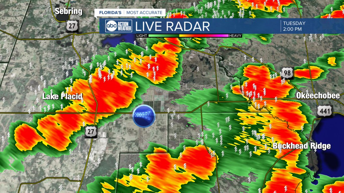 A Severe Thunderstorm Warning has been issued for parts of Tampa Bay until Jun 20 3:00PM. Download the ABC Action News App for the latest weather information.