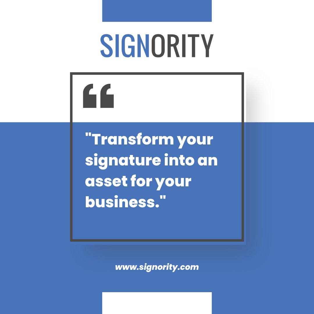 Signority tweet media