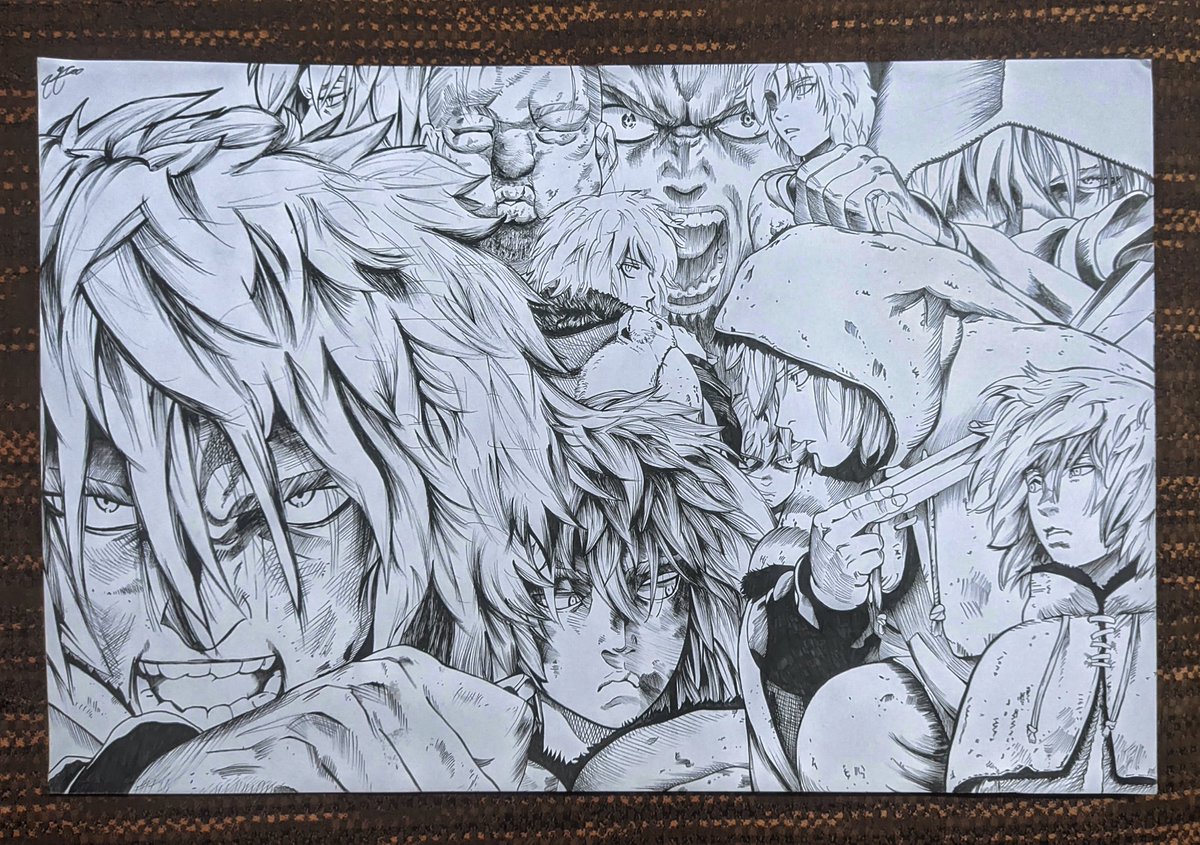 Kio_cah0's tweet photo. VINLAND SAGA 
Thorfinn
. 
#vinlandsagaedit #thorfinn
#vinlandsaga #vinland #art #artist #drawing #artwork #draw #fanart #anime #draw #sketch #drawings #animegirl #otaku #manga #animeboy #animeedit #sketchbook #illustration #aesthetic #painting #draws #pencil #pen #pencilart https://t.co/hdETJO48OV