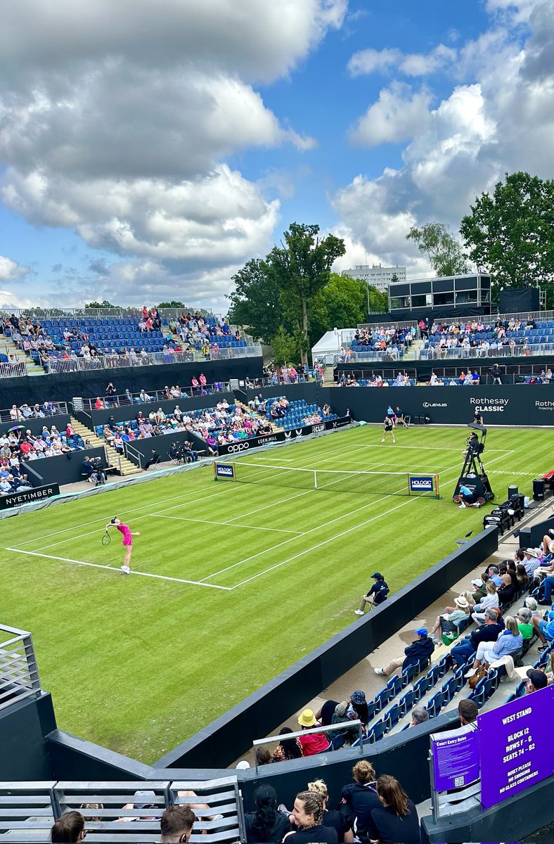 TQEA_Principal's tweet photo. TQEA students were treated to elite tennis action at the Birmingham Tennis Classic @EdgbastonPriory. They were courtside to watch Grand Slam winner @JelenaOstapenk8 no less. #Curriculum23 #EliteSport #tennis https://t.co/RECY3ZLGhO