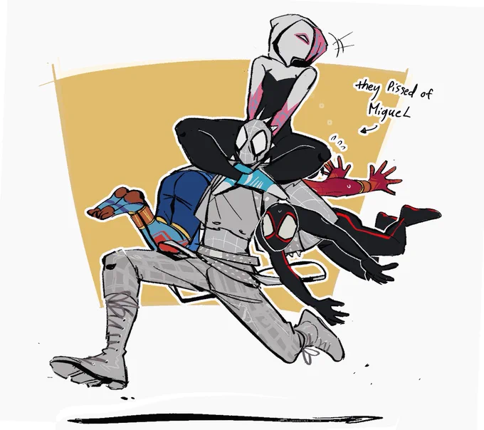 more spider stuff :] #SpiderManAcrossTheSpiderVerse