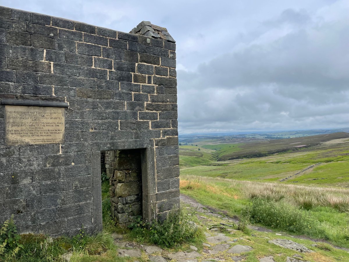 cathy_savage's tweet photo. Glorious afternoon exploring Bronte country with @Heathfield_CC @heathfield_6th Lit students. It stopped raining and we made it to the Heights! π₯Ύ β
οΈ π§οΈ #ambition #superstars #Englishisbrilliant #literaturematters #triptastic https://t.co/m4617lwhkD