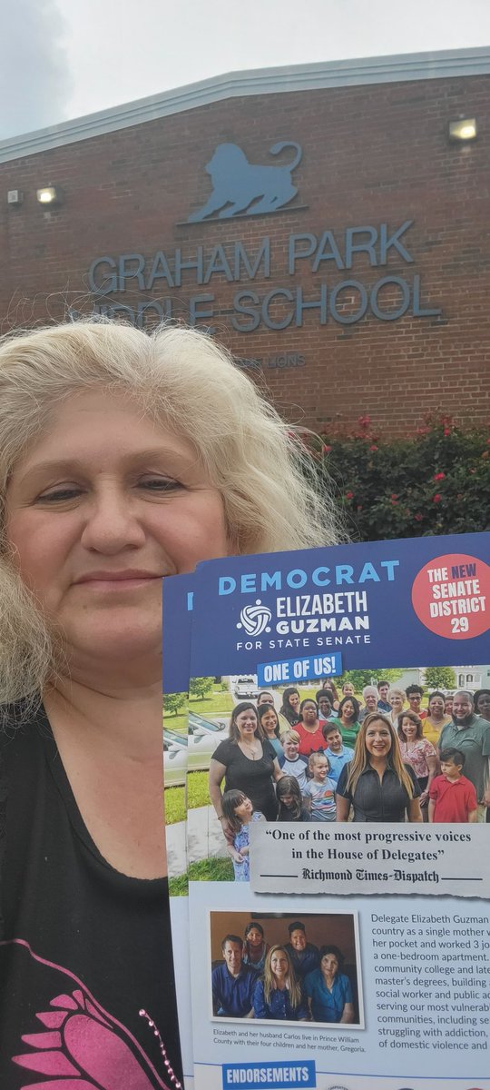IvaniaCastill17's tweet photo. I invite you to go out and #vote 🇺🇲📥🗳✅️ for @guzman4virginia FOR #State_Senate of the new district 29th today June 20  Son las #Primarias Aquí en Virginia Nuestro #LATINO_VOTE COUNTS. https://t.co/hZmbzQSCZy