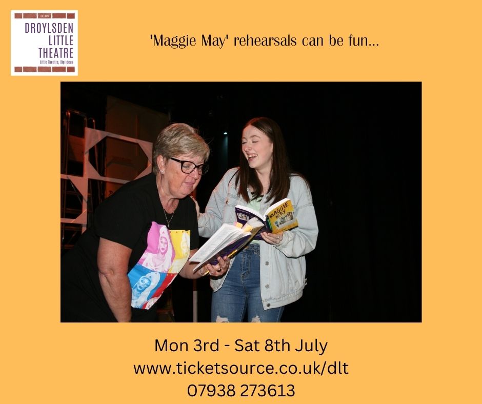 Droylden Little Theatre 🎭 (@dlittletheatre) on Twitter photo Our show #MaggieMay is about living with #dementia, but that doesn't mean it's all doom and gloom! It's a heartwarming watch.
<a href="/GMDFdrama/">GMDF Drama Fed 🎭</a> #amdram #ticketsunderatenner #droylsden #tameside #manchester #supportlocal #communitytheatre #cheaptheatretickets Our show #MaggieMay is about living with #dementia, but that doesn't mean it's all doom and gloom! It's a heartwarming watch.
<a href="/GMDFdrama/">GMDF Drama Fed 🎭</a> #amdram #ticketsunderatenner #droylsden #tameside #manchester #supportlocal #communitytheatre #cheaptheatretickets