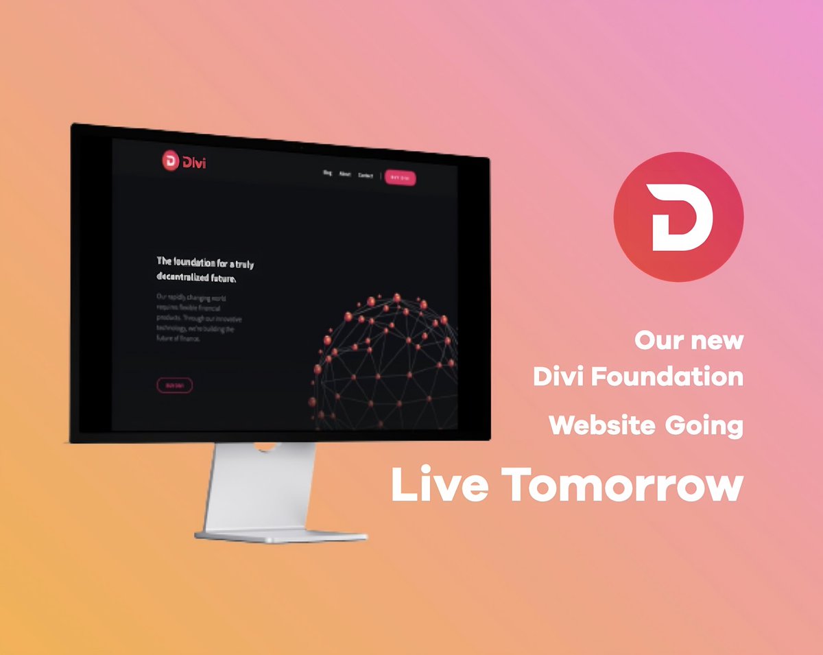 DiviProject's tweet photo. It’s nearly here… under 24 hours until we launch the new website. Show us some love by hitting the like button below ❤️👇 https://t.co/XDxmboYp9N
