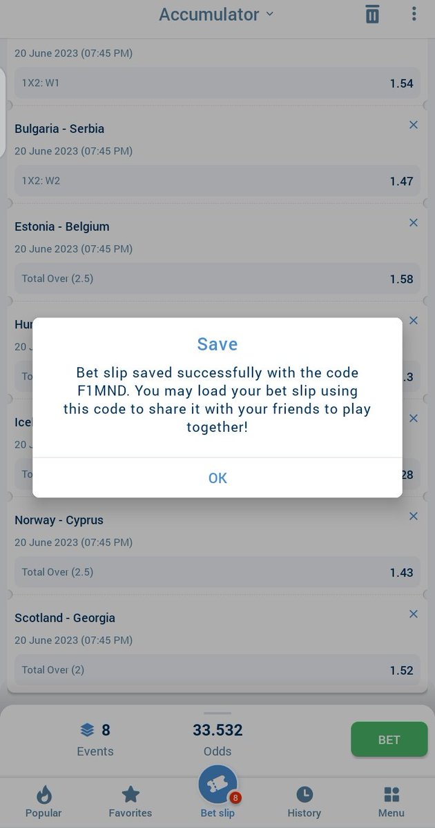 PLAY AND WIN 😍😍

33 ODDS 

1XBET CODE 👉F1MND