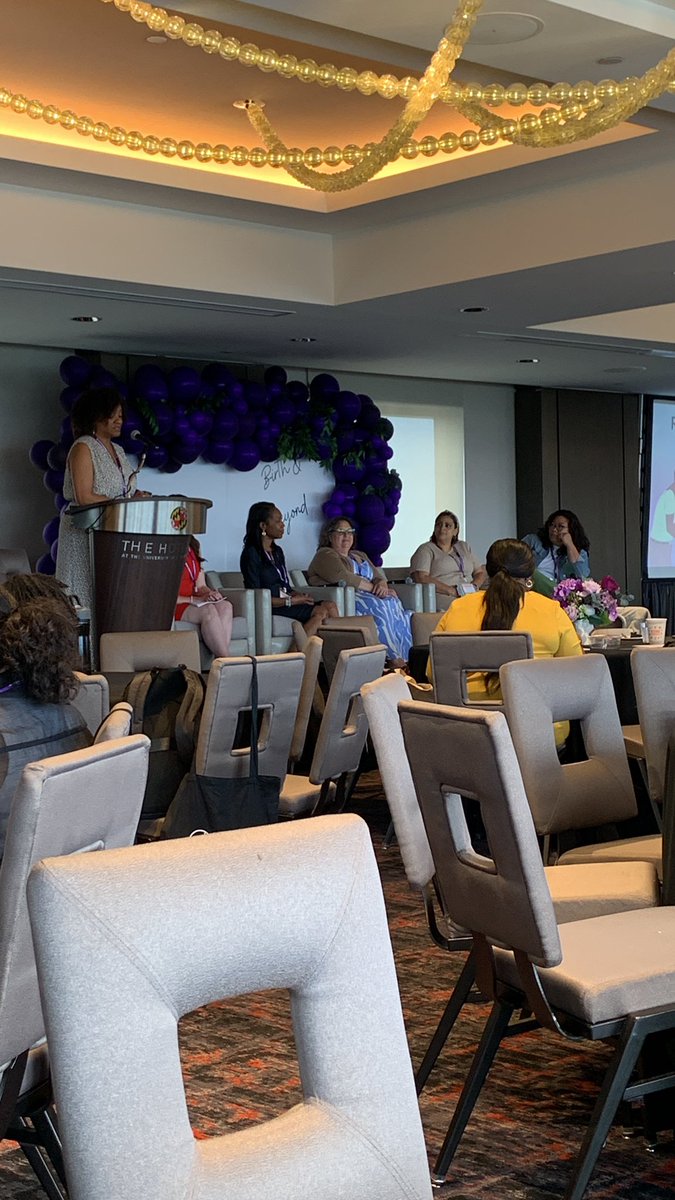 dgcastelblanco's tweet photo. Starting afternoon with a panel on radical collaboration b/ community doulas and hospital systems! A lot of Jersey representation! #BirthandBeyondSummit https://t.co/3TqpKgAT8H