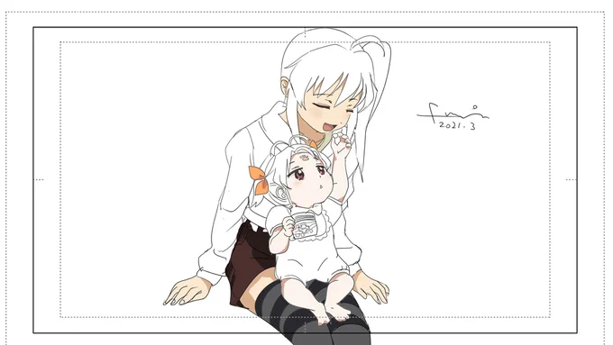中途半端な塗りではむしろ線画の方がいいまである 