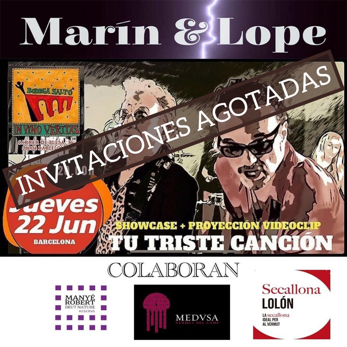 𝗕𝗔𝗥𝗖𝗘𝗟𝗢𝗡𝗔!! Abrumados por vuestra respuesta inmediata a la invitación para compartir con nosotros la tarde del jueves. 
Muchas ganas de veros! 🙏 
Y mil gracias a los amigos que colaboran en el evento.  #Vermutmedusa
#secallonalolon y #manyerobert 

Nos vemos el jueves!