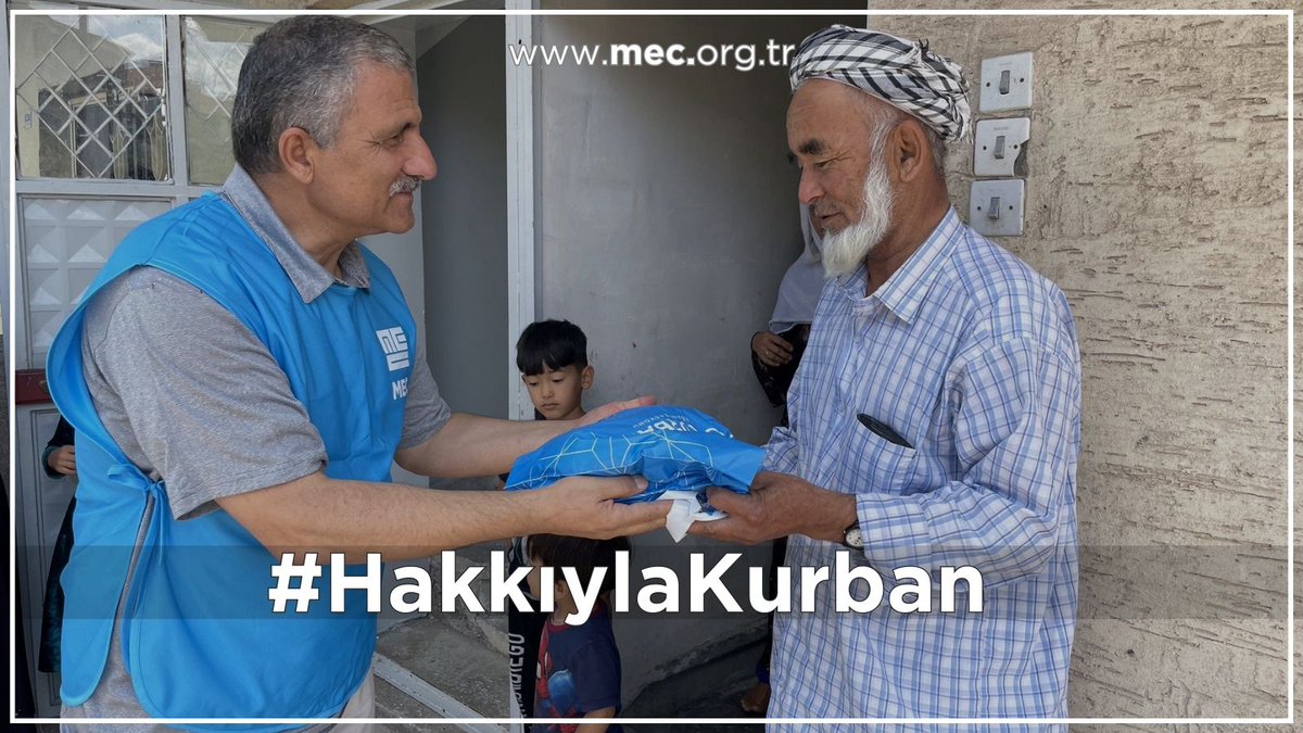 Hep Beraber, kurbanla Allah'a yakınlaşıyor ve hamd duygularımızı ifade ediyoruz.

Detaylı bilgi ve kurban vekaleti için: mec.org.tr
 #HakkıylaKurban