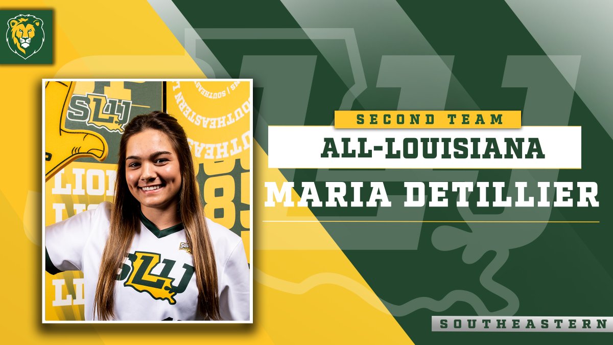 Congratulations to Maria Detillier for earning second team All-Louisiana honors

#LionUp