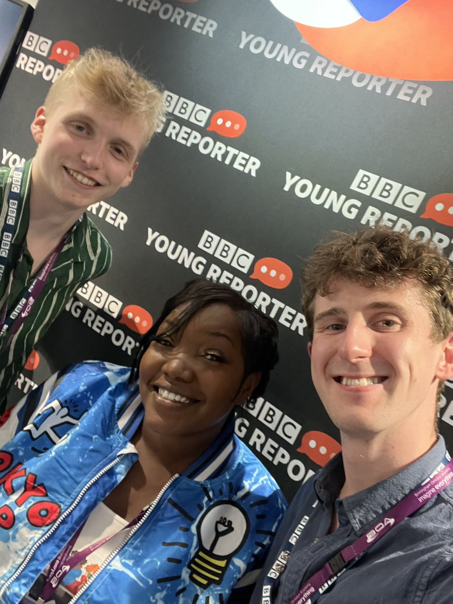 Some highlights from todays with @juleslenshen @Naseem__A @bbcbitesize #bbcyoungreporter it’s an amazing event I’m so happy to be a part of it. 🙌