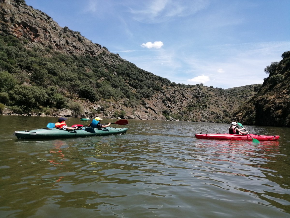 CraSayago's tweet photo. Deporte, agua y momentos inolvidables en el corazón de nuestros #arribesdelduero para finalizar el curso @CraSayago @ZAMORANATURAL @pueblosdesayago  #sayago https://t.co/XotlK5CUHw