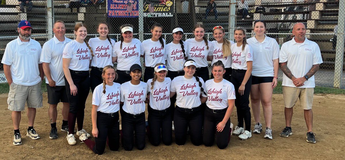 OFF TO A GOOD START 

The Lehigh Valley team in the <a href="/CarpenterCupSB/">Carpenter Cup Softball</a> tournament erased a 5-4 deficit with 5 runs in the 6th and posted a 10-5 win over Inter-Ac. LV team had 17 hits including 3 each by Kate Yadush (Whitehall) and Becahi’s Hailey Pyle. Karlye Teman (Palisades)