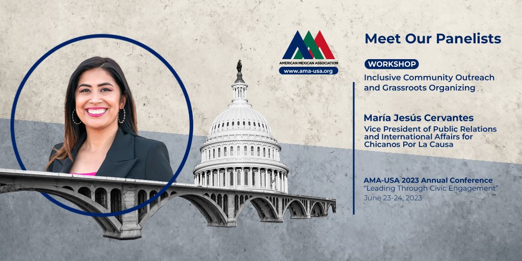 AMAUSAOrg's tweet photo. Meet our #AMAUSA2023Conference Panelists!

@Shuyta from @WeAreCPLC has over 20 years of experience in #communications, #PublicRelations and #InternationalAffairs. 

Join us this weekend to learn from María Jesús' #AMAzing trajectory. 

Register today: https://t.co/6SdtG4zMc1 https://t.co/S6SPvW22VQ