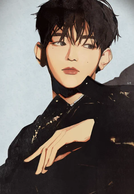 black ver  #zb1fanart #章昊 #장하오 #zhanghao