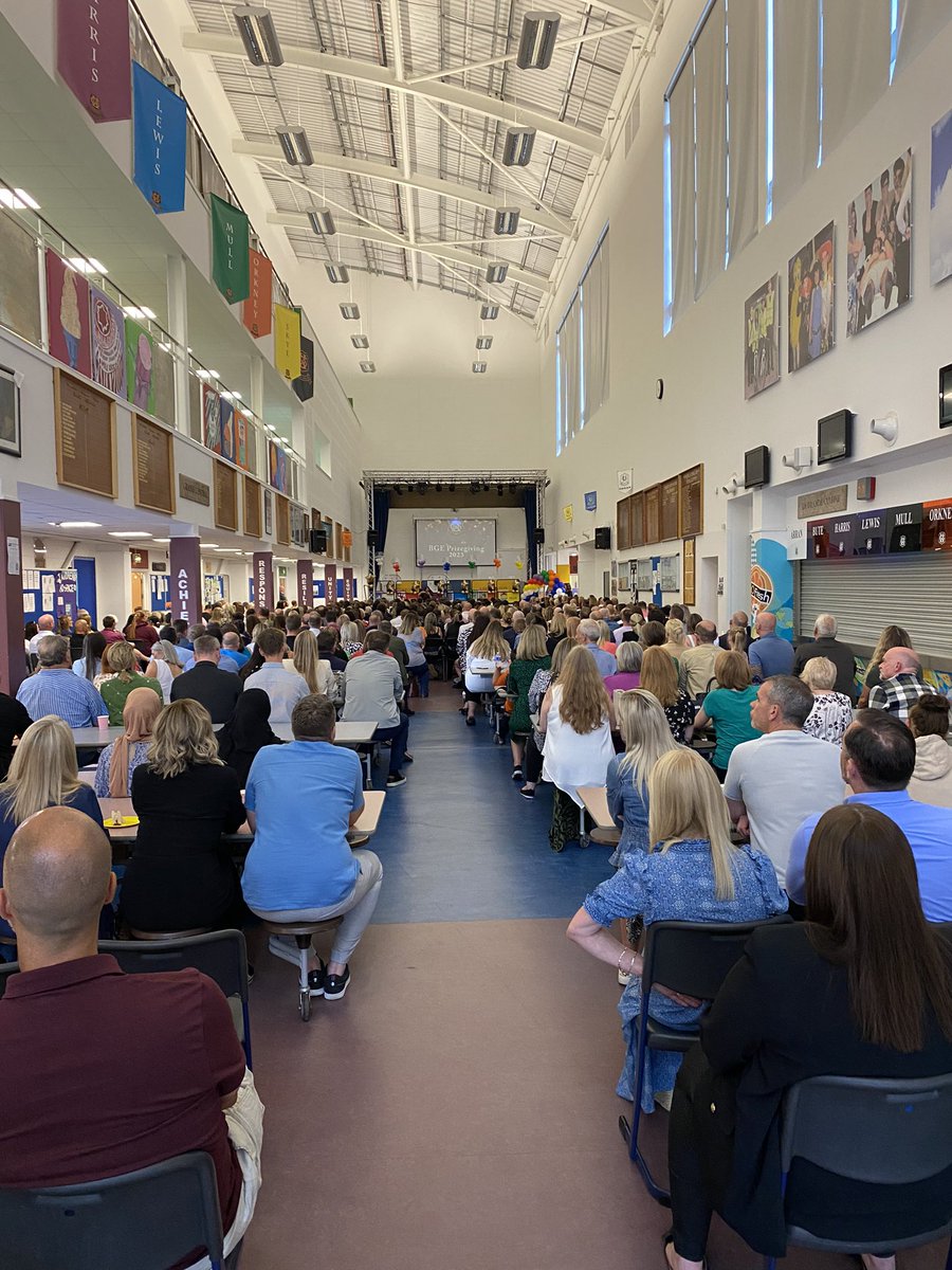 What a turn out for our <a href="/UGSCelebSuccess/">Celebrating Success Uddingston Grammar</a> BGE Awards night <a href="/UGSchool/">Uddingston Grammar School</a> Fantastic to celebrate so many of our pupils. Well done to all. #UGS