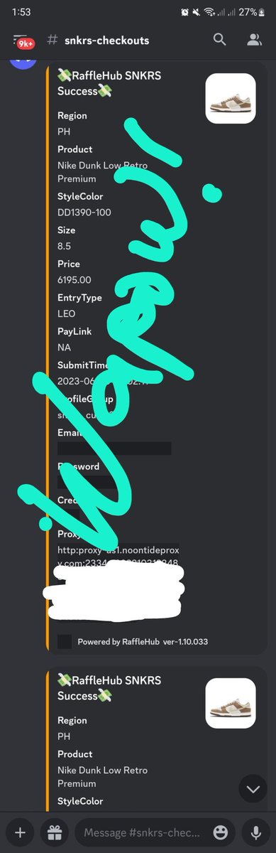 Thanks to:
🤖 <a href="/rafflehub_io/">RaffleHub</a> 
📡 <a href="/NoontideProxies/">Noontide Proxies</a> 
👨‍🍳 <a href="/FnF_Notify/">FnF Notify</a>  <a href="/FewtureNotify/">Fewture Notify</a>