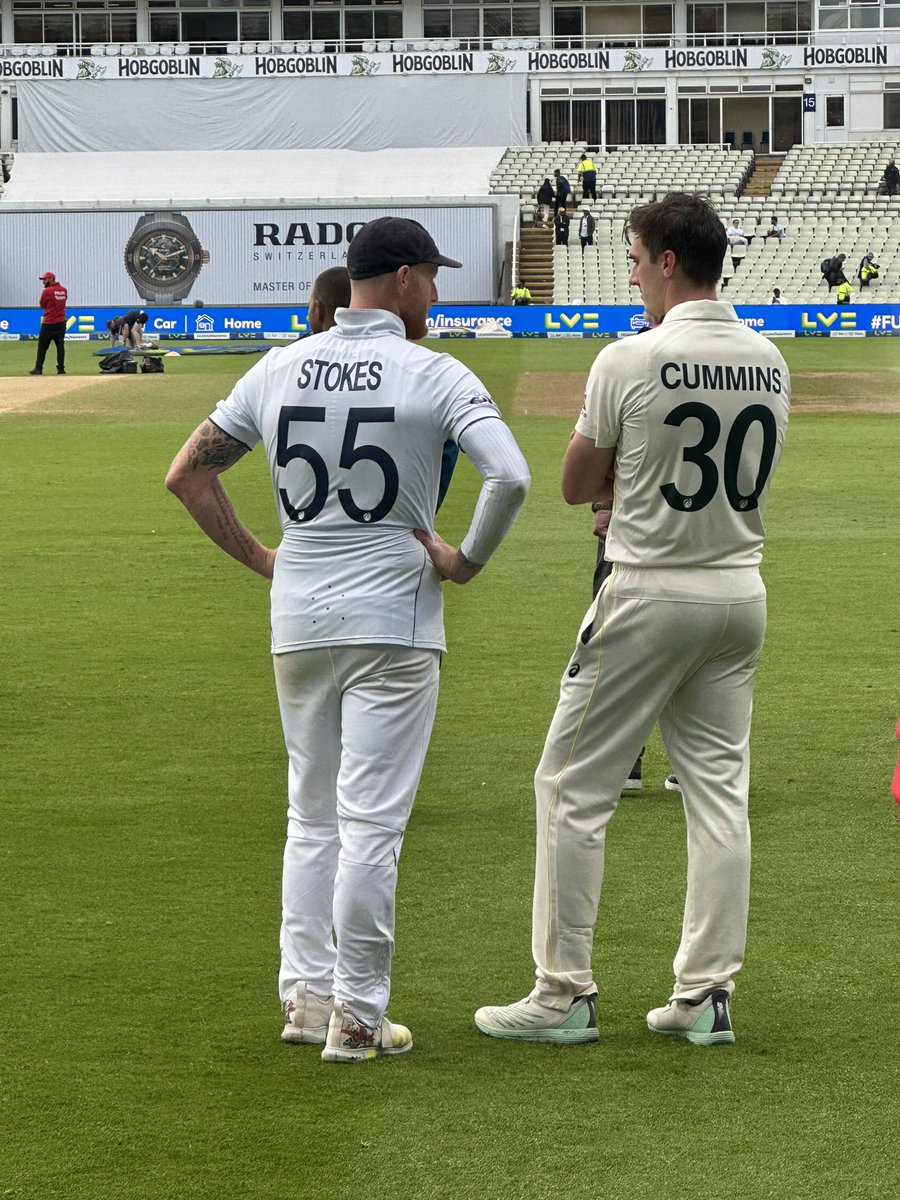 Just two captains discussing one of the greatest Tests of all time. What a show this has been from Pat Cummins, Ben Stokes and their teams #Ashes