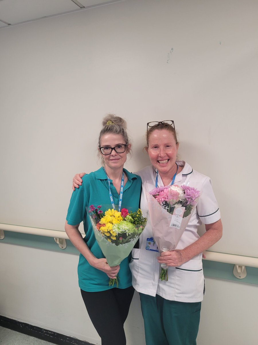 Some lovely flowers for us today  from a patient on Bolton Stroke Ward ❤️ <a href="/boltonnhsft/">Bolton NHS Foundation Trust</a>