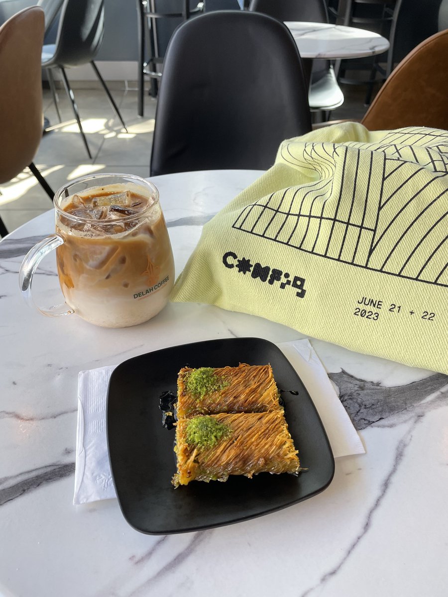 badge pickup complete! super excited for #Config2023 tomorrow ❤️