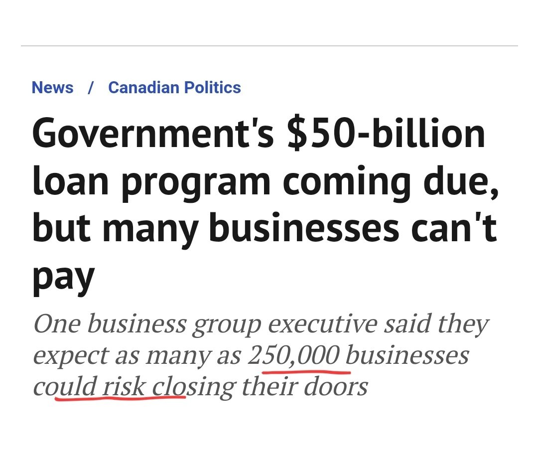 The Liberals shut down the economy destroying many businesses.
The businesses that survived were loaded with government printed debt.

Then Bank of Canada and Chrystia Freeland, Liberals, said interest rates will stay low for a long long time encouraging Canadians and business to…